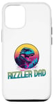 Coque pour iPhone 12/12 Pro Rizzler Dad Retro Dino Father's Day 2024 Gifts for Cool Dads