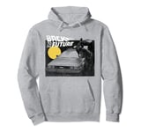 Back To The Future Delorean Fade Portrait Pullover Hoodie