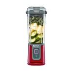 Ninja BC100 Blast Portable Blender CRANBERRY Colour 470ml Vessel, Perfect for Smoothies, Protein shakes and frozen drinks