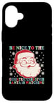 iPhone 16 Plus Nurse Christmas Santa Nice To The Geriatric Care Giver Case