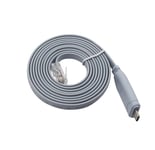 Cable Serie Cisco, Cable rs232 rj45 pour routeur/Windows 7,8 / Commutateurs/PC/Ordinateurs Portables (USB-C 1.8m)