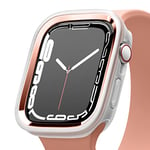 elago Coque Compatible avec Apple Watch 9/8/7/SE/6/5/4, Compatible avec iWatch 45mm 44mm 41mm 40mm, 1 Étui + 2 Pièces Included, Hard PC+TPU Complète Protection