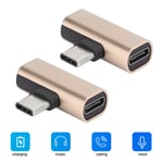 2PCS TypeC Converter Splitter Dual 2 In 1 to Headphone USB Audio Adapter GFL