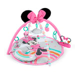 Bright Starts, Tapis d'éveil Disney Baby MINNIE MOUSE Forever Besties avec musique et lumières, Rose, nouveau-nés et plus