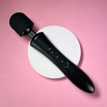 Wireless Magic Wand Massager Full Body Electric 20 Vibration Mode Waterproof USB