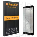 UniqueMe [3 pièces] Verre Trempé pour Google Pixel 3a XL, Ultra Résistant Film Dureté 9H sans Bulle Vitre Protection écran pour Google Pixel 3a XL.