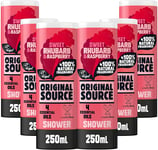 Original Source Rhubarb and Raspberry Shower Gel, 100 Percent Natural Fragrance,