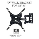 SONY LG Samsung LCD LED TV Mount Tilt Swivel TV Wall Bracket for 32-55'' Inch UK