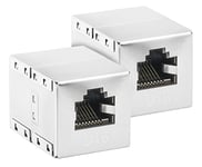 Mumbi Lot de 2 connecteurs modulaires CAT.6 Ethernet RJ45 pour câble CAT6