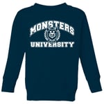 Monsters Inc. Monsters University Student Kids' Sweatshirt - Navy - 11-12 ans