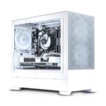 AWD-IT FROST Ryzen 5 5500 6 Core NVIDIA RTX 4060 8GB White Desktop PC for Gaming