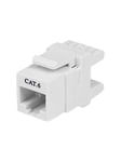 StarTech.com 180° Cat 6 Keystone Jack - RJ45 Ethernet