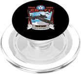 Avion de reconnaissance américain SR71 Blackbird PopSockets PopGrip pour MagSafe