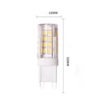 6-pack G9 LED dimbar, 5W 220V motsvarar 40W halogen, perfekt