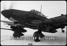 Schatzmix Junker Ju 87 G Stuka Plaque décorative en métal 20 x 30 tin Sign Multicolore 20 x 30 cm