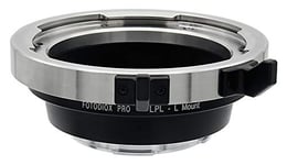 Fotodiox Pro Lens Mount Adapter Compatible with Arri LPL (Large Positive Lock) Mount Lenses to Leica L-Mount (TL/SL) Mirrorless Cameras