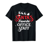 Santa's Favorite Office Staff Christmas Party T-Shirt