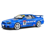 [FR] Solido NISSAN GT-R (R34) STREETFIGHTER CALSONIC TRIBUTE 2000 BLUE 1:18 - SL