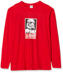 Texlab Men's Sw: First Order Stormtrooper Long-Sleeved T-Shirt, mens, T-Shirt, VEND-75540, red, XL