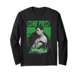 One Piece Zoro Etched Portrait Long Sleeve T-Shirt