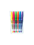 Pilot Pen Pilot V Light - highlighter - blue green yellow orange violet pink (pack of 6)