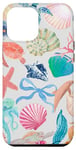 iPhone 13 Pro Max Coastal Granddaughter Blue Ribbon Sea Life Animal & Shells Case