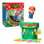 Tomy Pop Up Super Mario Family & Preschool Kids Board Game, 2 - 4 Players, Suitable For Boys & Girls Aged 4+