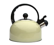 Quest Bathurst Caravan Camping Whistling Kettle 2.2ltr - Primrose