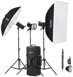 GODOX SK400IIV-D Kit de Flash pour Studio (avec Supports et accessoir