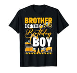 Brother Of The Birthday Boy Spider Web Matching Family Party T-Shirt