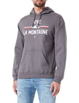 Republic Of California Men's Uxrepczsw016 Hooded Sweatshirt, Charcoal, XL