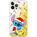 ERT GROUP Coque de téléphone Portable pour Apple Iphone 6 Plus/ 7 Plus / 8 Plus Original et sous Licence Officielle Disney Motif Stitch 009, avec Effet de débordement de Paillettes