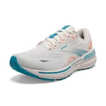 Brooks Femme Adrenaline GTS 23 Sneaker, Coconut Papaya Blue, 38 EU