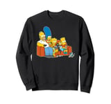 The Simpsons Homer Marge Maggie Bart Lisa Simpson Couch Sweatshirt