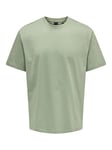 ONLY & SONS Men's Onsfred RLX SS Tee Noos T-Shirt, Hedge Green, L