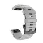 26 22 20MM silikonarmband för watch för Garmin Fenix 6X 6 6S Pro 7X 7 Easyfit Armband Fenix 5 5X 5S Plus Smartwatch Armband Gray 22mm Fenix 5 5 Plus