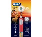 ORAL B Pro Kids Electric Toothbrush - Disney Lion King, Red