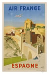 AIRLINES ESPAGNE Rmkf-POSTER 40x60cm d'une AFFICHE VINTAGE