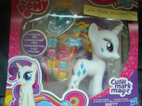 MON PETIT PONEY HASBRO RARITY  CUTIE MARK MAGIC HASBRO REF B 0297 14 CM