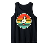 Cute Little Duck Retro Vintage Duck Sweet Animals Tank Top