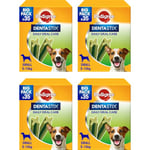 Pedigree Dentastix Fresh 140 Snacks pour l'hygiène buccale (Petit Chien 5-10 kg) 550 g 35 - Lot de 4 boîtes de 35 (140 au Total)