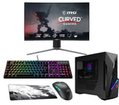 Msi MAG Infinite S3 Gaming PC, Monitor, Keyboard, Mouse & Surface Bundle - Intel® Core™ i5, RTX 4060 Ti, 1 TB SSD, Black