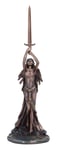 Lady of the Lake and Excalibur Bronze Figurine