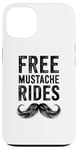 Coque pour iPhone 13 Free Moustache Rides Moustache Face Sitting