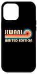 Coque pour iPhone 15 Plus JIWANI Surname Retro Vintage 80s 90s Birthday Reunion
