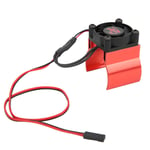 (Red)Aluminum Alloy 540/545/550 Motor Heat Sink Radiator With Single Cool MA