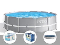 Piscine tubulaire Prism Frame ronde 3,66 x 0,99 m - Intex - 44429