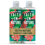 Faith in Nature Aloe Vera Rejuvenating Shampoo & Conditioner - 2 x