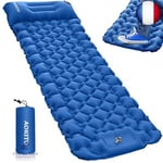 Matelas Gonflable 1 Place, Matelas de Camping, Tapis de Couchage Ultraléger 