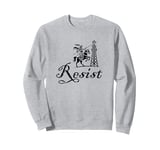 Resist Don Quixote Cell Tower Jousting Protest Sweatshirt